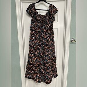 Floral Maternity maxi dress